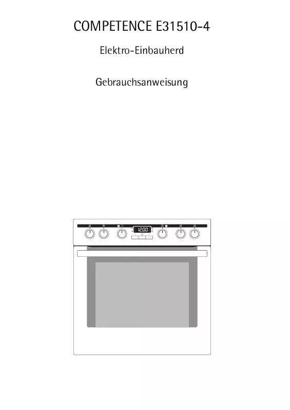 Mode d'emploi AEG-ELECTROLUX E31510-4-M DE R07