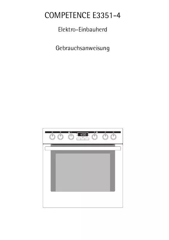 Mode d'emploi AEG-ELECTROLUX E3351-4-W DE R07