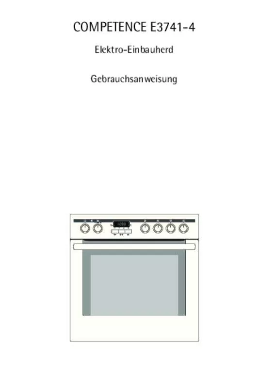 Mode d'emploi AEG-ELECTROLUX E3741-4-MEURO