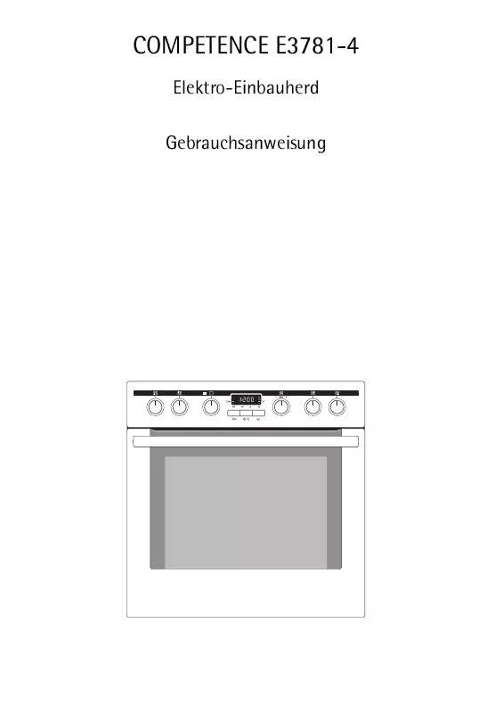 Mode d'emploi AEG-ELECTROLUX E3781-4-M DE R07