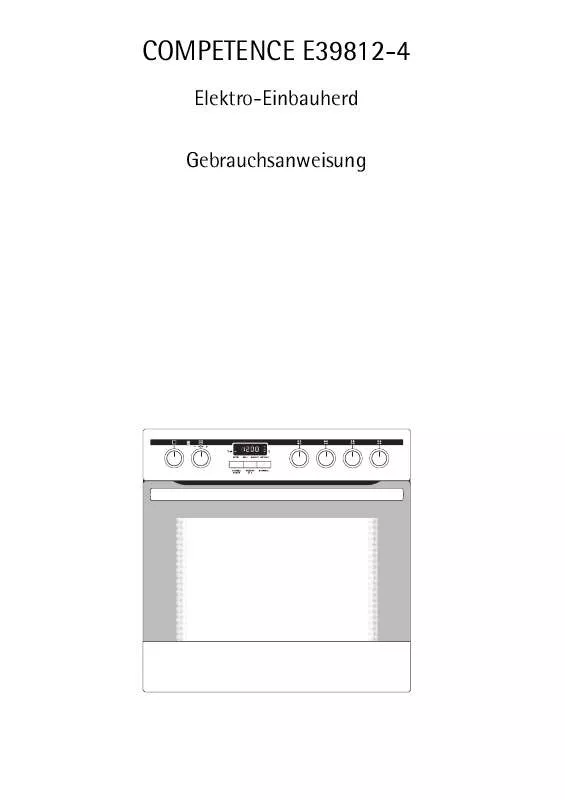 Mode d'emploi AEG-ELECTROLUX E39812-4-D R05