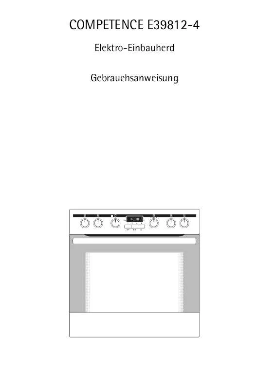 Mode d'emploi AEG-ELECTROLUX E39812-4-W DE R07