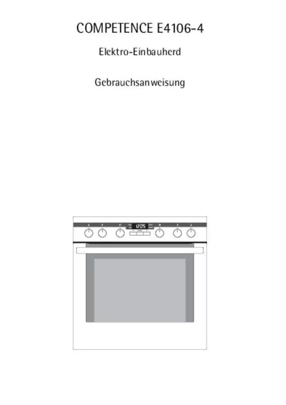 Mode d'emploi AEG-ELECTROLUX E4106-4-A(IND.)