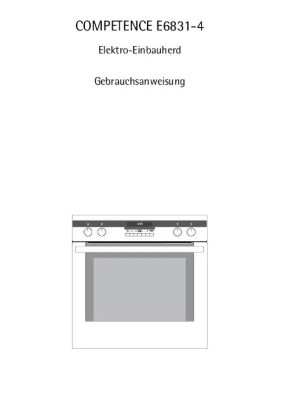 Mode d'emploi AEG-ELECTROLUX E6831-4-M