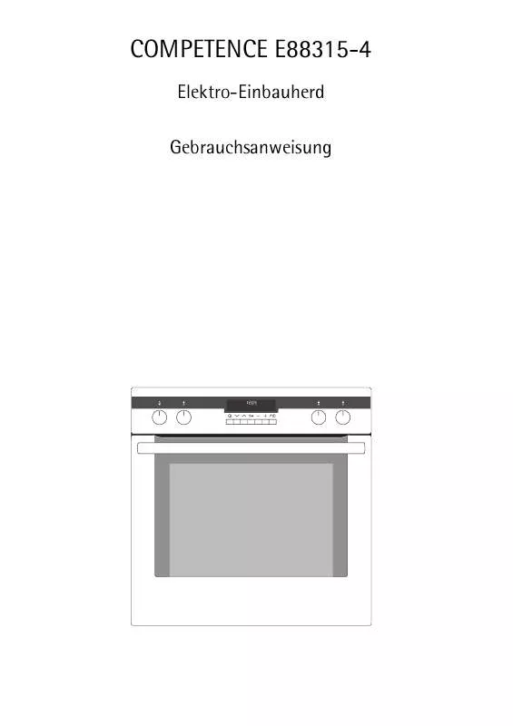 Mode d'emploi AEG-ELECTROLUX E88315-4-ANORDIC