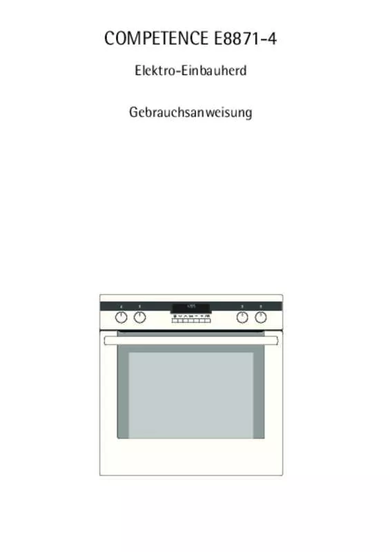 Mode d'emploi AEG-ELECTROLUX E8871-4-M