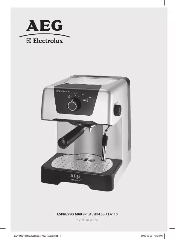 Mode d'emploi AEG-ELECTROLUX EA110