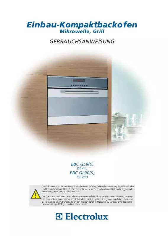 Mode d'emploi AEG-ELECTROLUX EBC90SW/SP