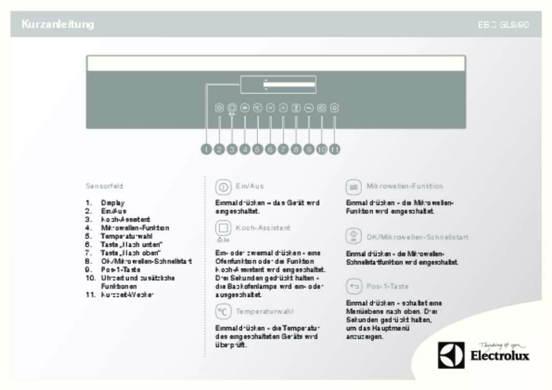 Mode d'emploi AEG-ELECTROLUX EBCGL9CN