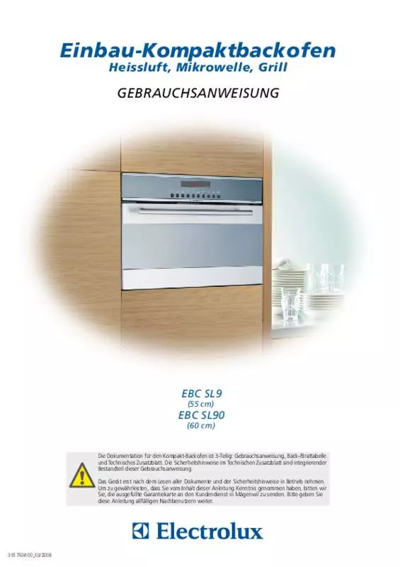 Mode d'emploi AEG-ELECTROLUX EBCSL9 CN