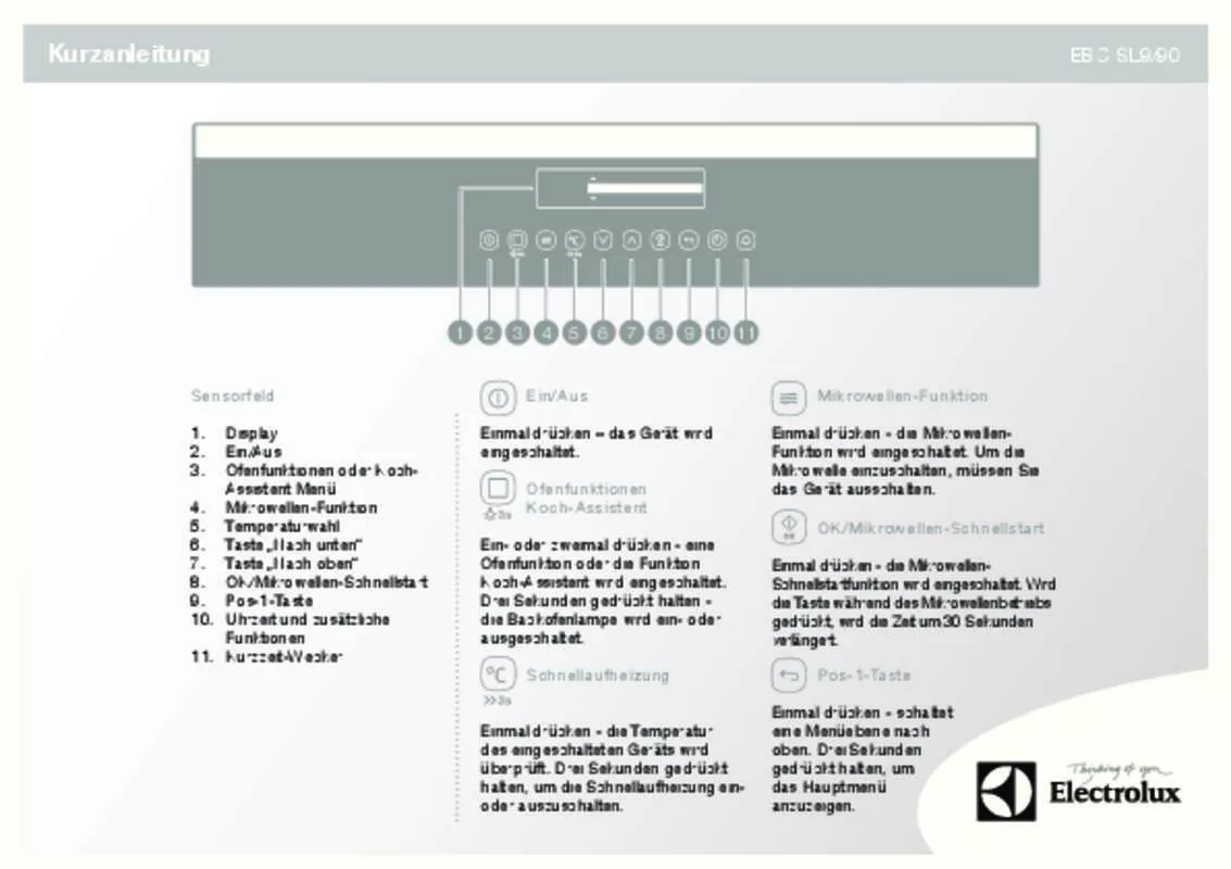 Mode d'emploi AEG-ELECTROLUX EBCSL90CN