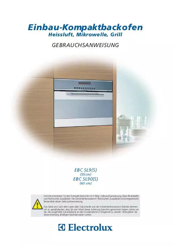 Mode d'emploi AEG-ELECTROLUX EBCSL90SAL