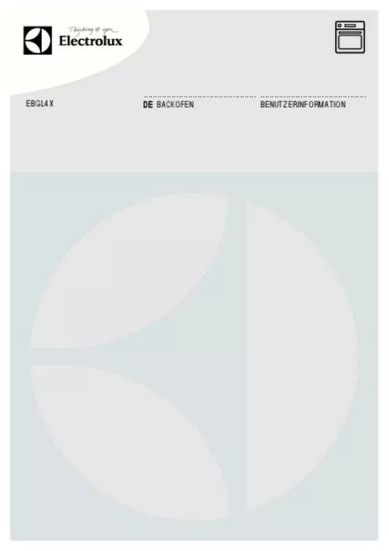 Mode d'emploi AEG-ELECTROLUX EBGL4XSP