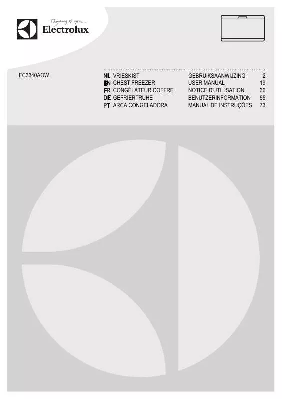 Mode d'emploi AEG-ELECTROLUX EC3340AOW