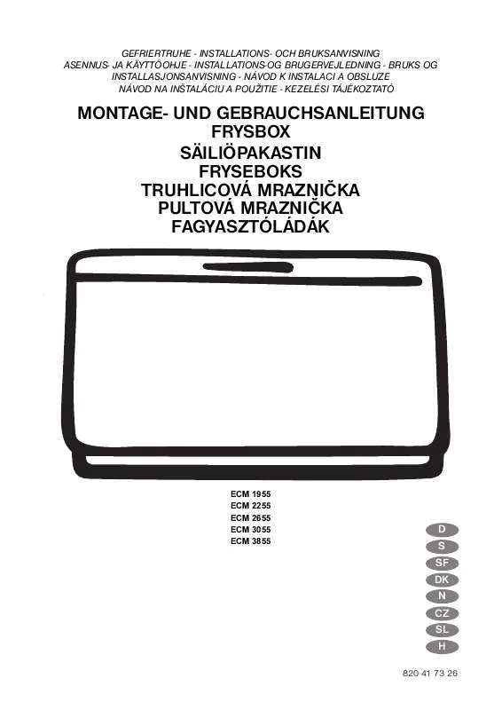 Mode d'emploi AEG-ELECTROLUX ECM2255