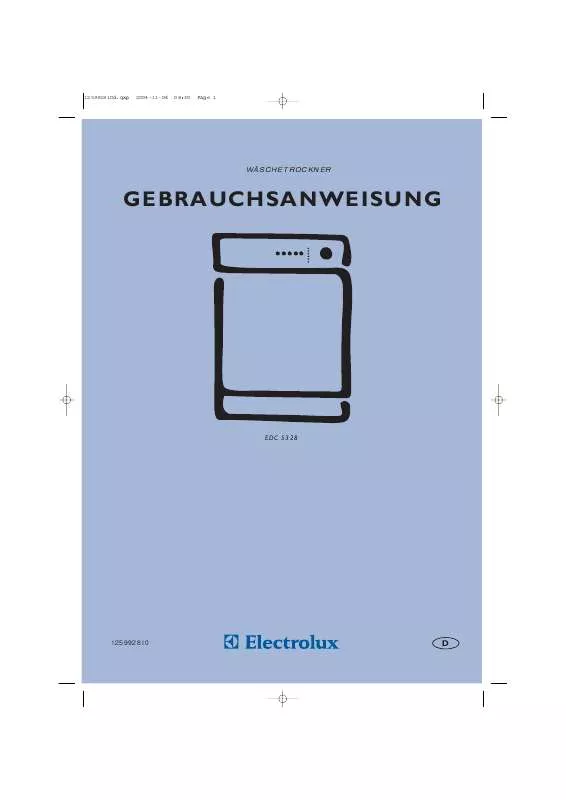 Mode d'emploi AEG-ELECTROLUX EDC5328