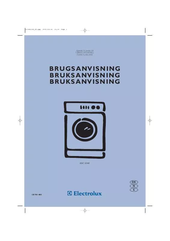 Mode d'emploi AEG-ELECTROLUX EDC5340