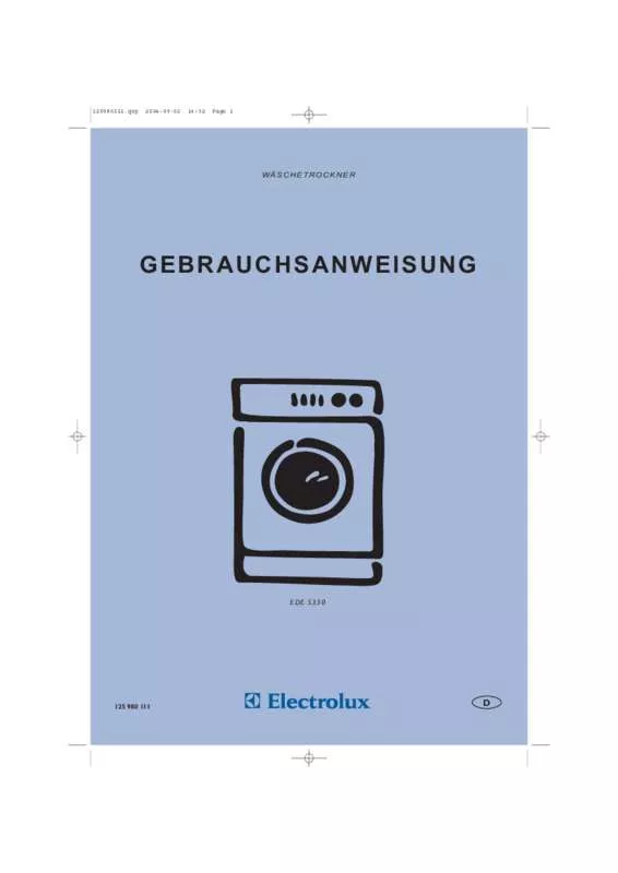 Mode d'emploi AEG-ELECTROLUX EDE5330