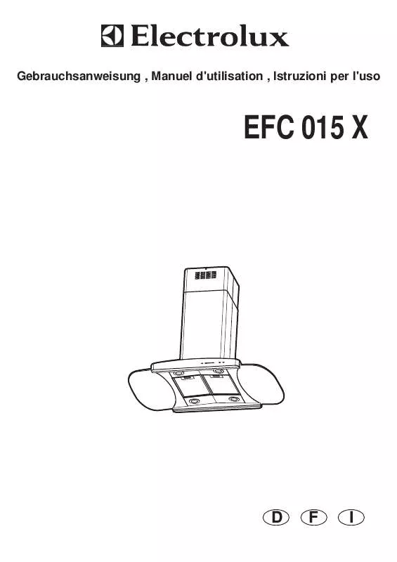 Mode d'emploi AEG-ELECTROLUX EFC015X