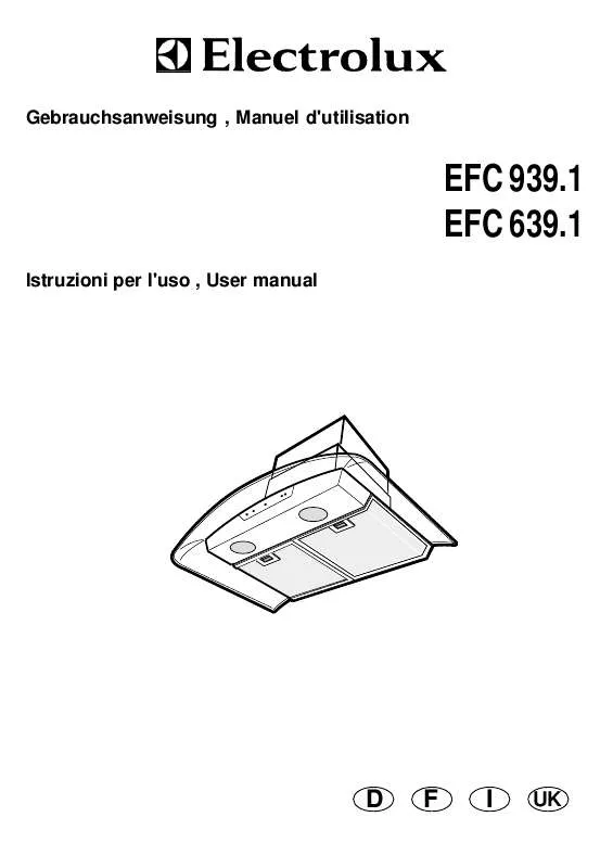 Mode d'emploi AEG-ELECTROLUX EFC639.1X/CH