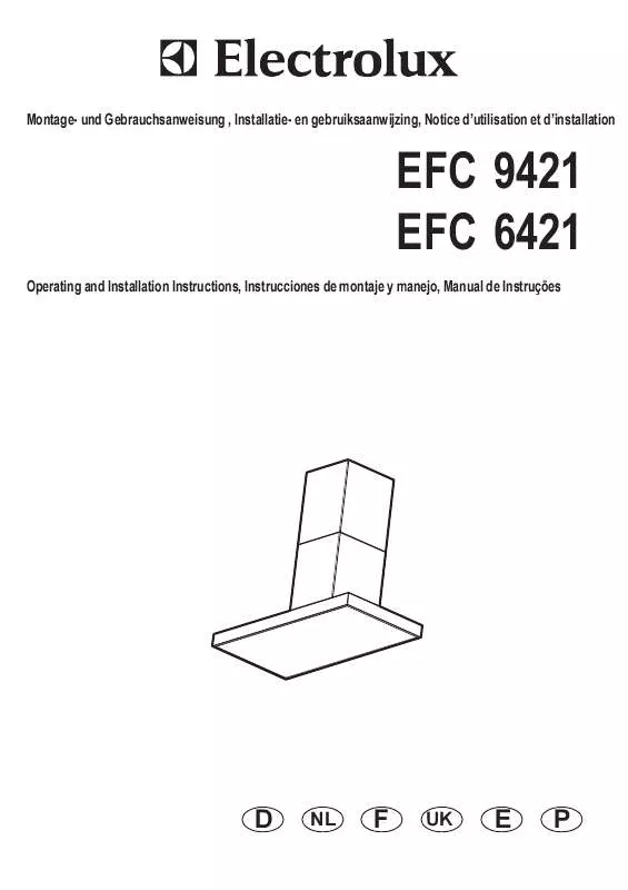 Mode d'emploi AEG-ELECTROLUX EFC6421X