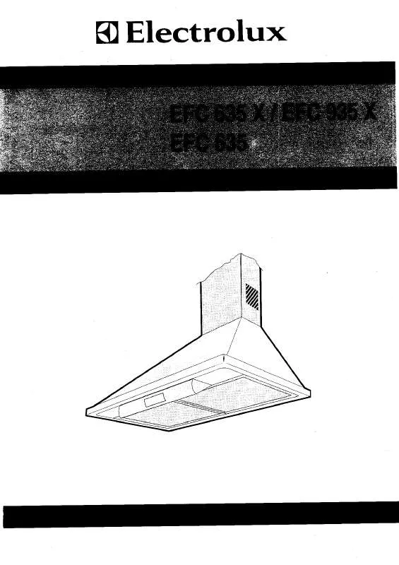 Mode d'emploi AEG-ELECTROLUX EFC935X