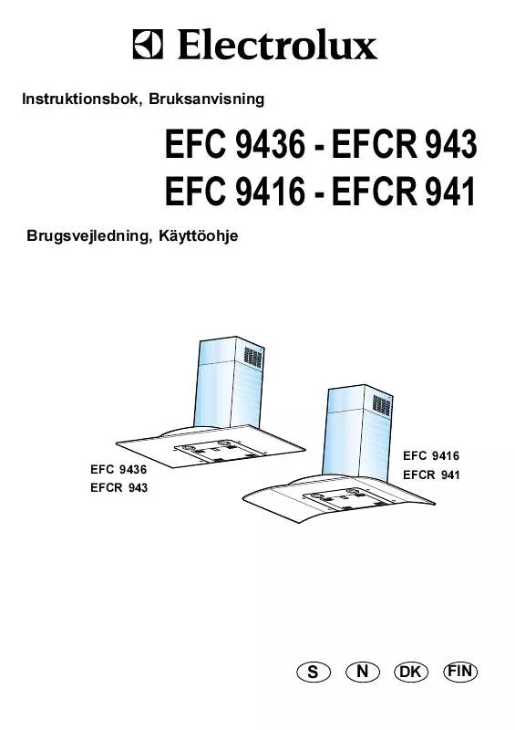 Mode d'emploi AEG-ELECTROLUX EFC9416X/S