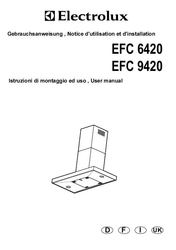 Mode d'emploi AEG-ELECTROLUX EFC9420XCH