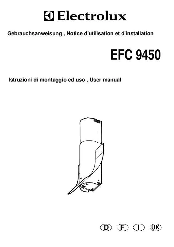 Mode d'emploi AEG-ELECTROLUX EFC9450X/CH