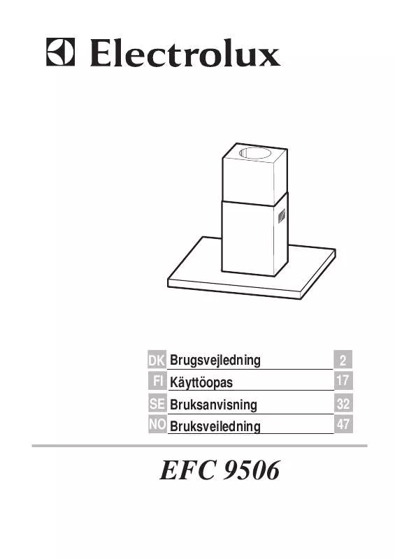 Mode d'emploi AEG-ELECTROLUX EFC9506U/S