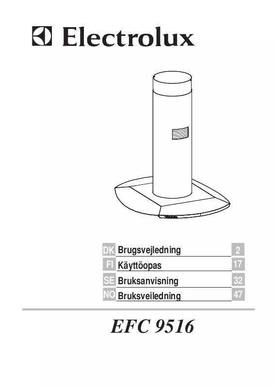 Mode d'emploi AEG-ELECTROLUX EFC9516X/S