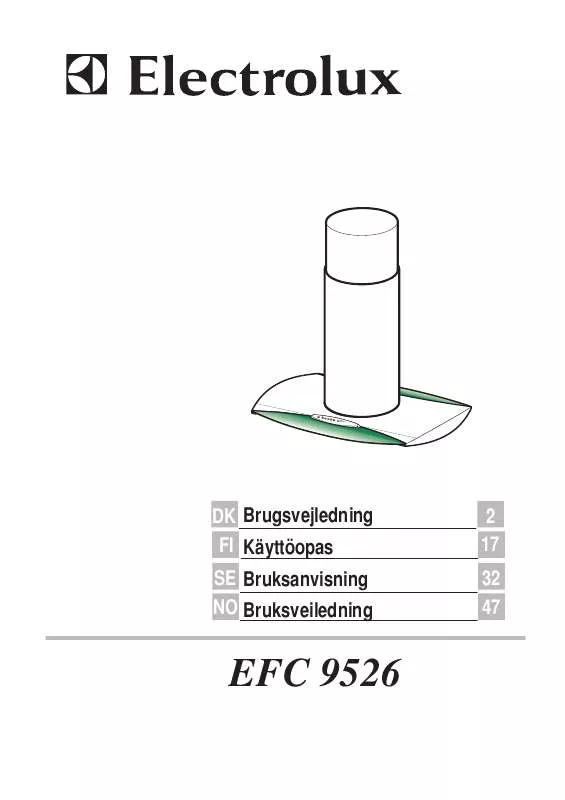 Mode d'emploi AEG-ELECTROLUX EFC9526X/S