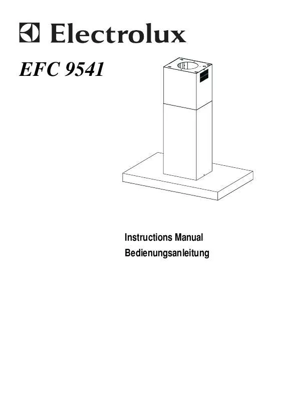 Mode d'emploi AEG-ELECTROLUX EFC9541X