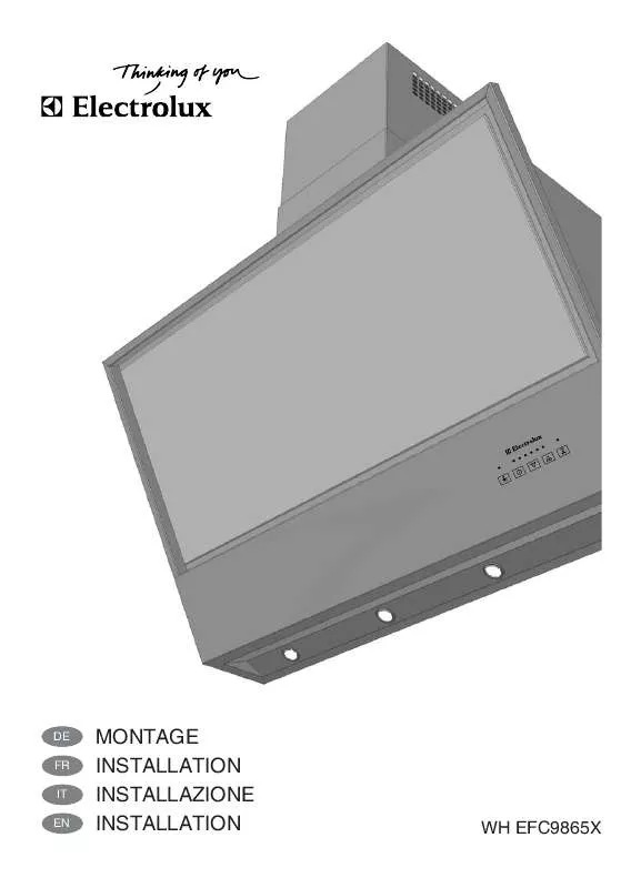 Mode d'emploi AEG-ELECTROLUX EFC9865X