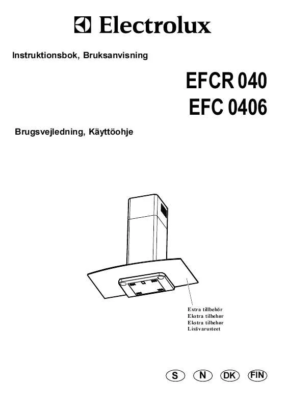 Mode d'emploi AEG-ELECTROLUX EFCR0406X