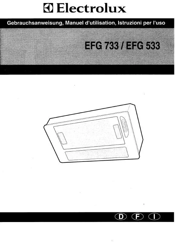 Mode d'emploi AEG-ELECTROLUX EFG533X