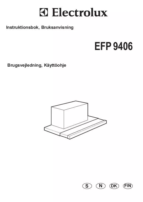 Mode d'emploi AEG-ELECTROLUX EFP9406X/S