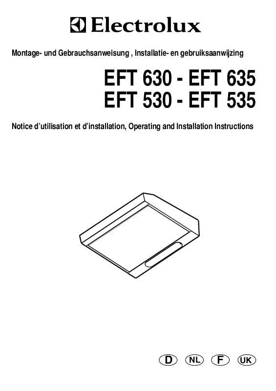 Mode d'emploi AEG-ELECTROLUX EFT535W