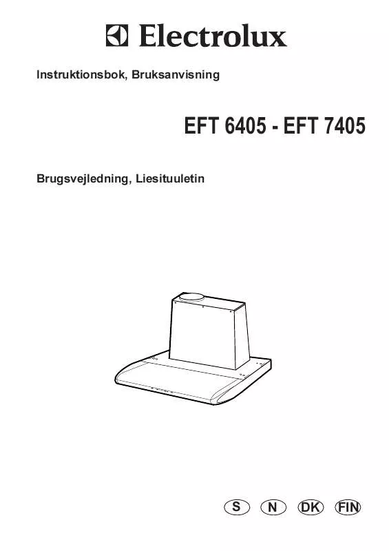 Mode d'emploi AEG-ELECTROLUX EFT7405X