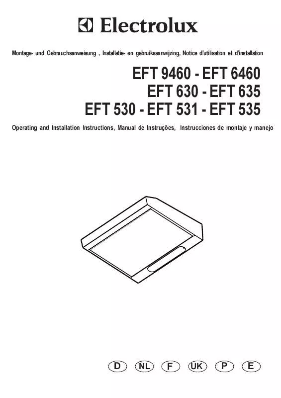 Mode d'emploi AEG-ELECTROLUX EFT9460