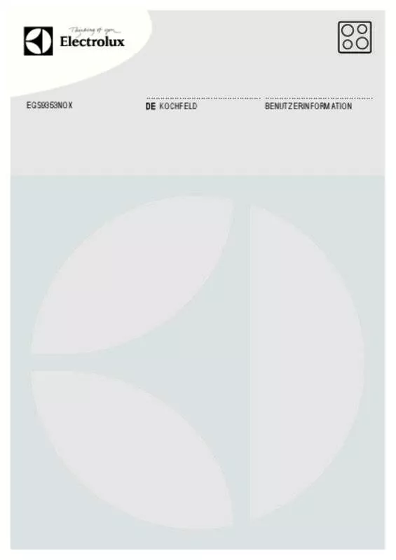 Mode d'emploi AEG-ELECTROLUX EGS9353NOX