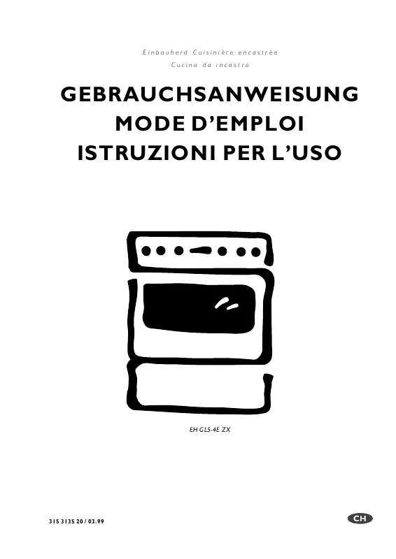 Mode d'emploi AEG-ELECTROLUX EH GL5-4E ZX