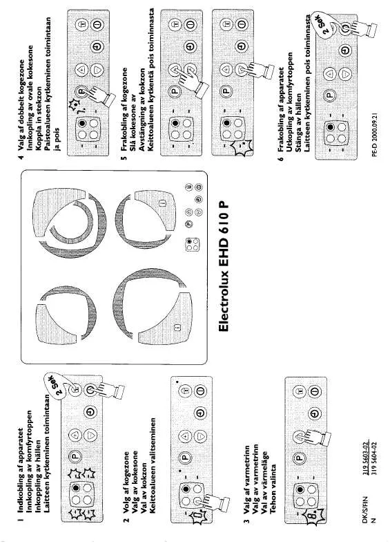 Mode d'emploi AEG-ELECTROLUX EHD610P