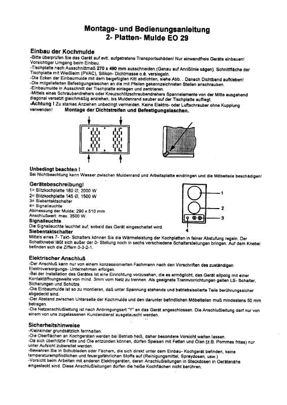 Mode d'emploi AEG-ELECTROLUX EHI341