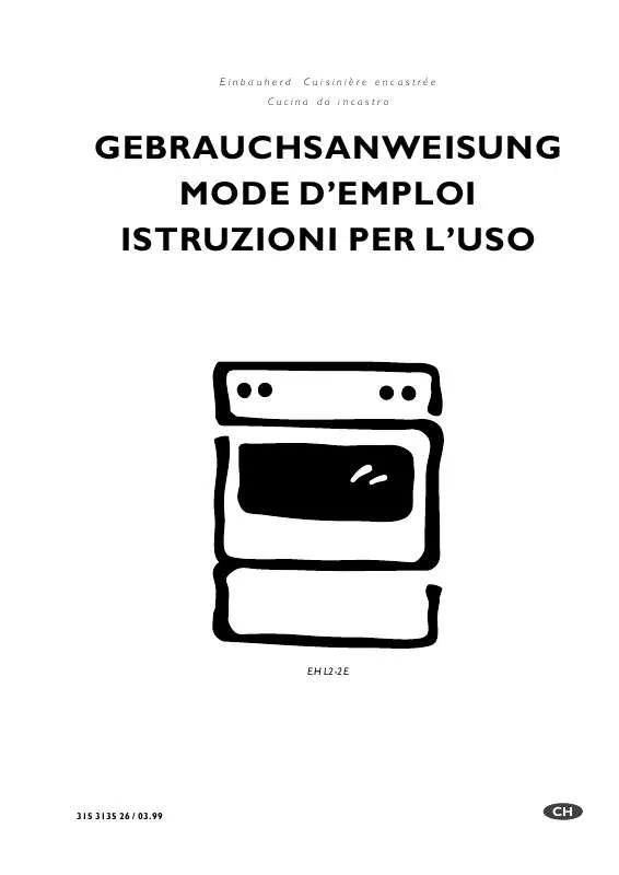 Mode d'emploi AEG-ELECTROLUX EHL2-2E