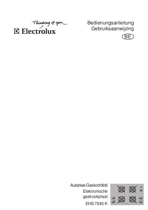 Mode d'emploi AEG-ELECTROLUX EHS7043K