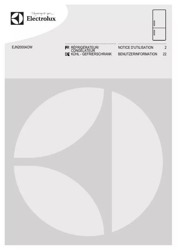 Mode d'emploi AEG-ELECTROLUX EJN2000AOW