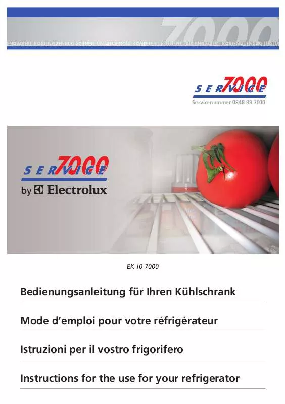 Mode d'emploi AEG-ELECTROLUX EK107000SL