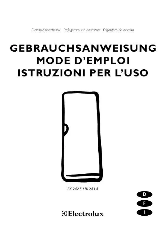 Mode d'emploi AEG-ELECTROLUX EK242.5 / RE WE