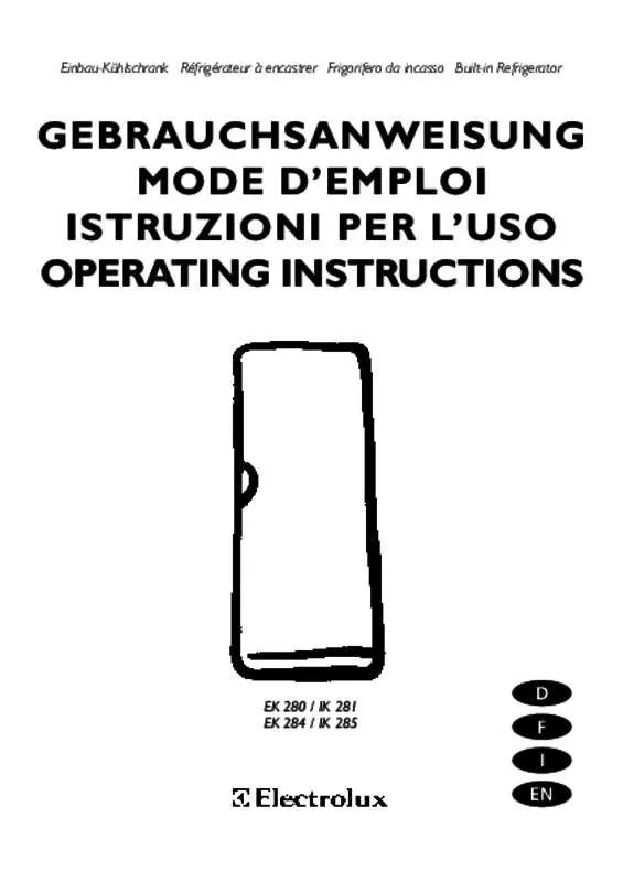 Mode d'emploi AEG-ELECTROLUX EK28011RBR